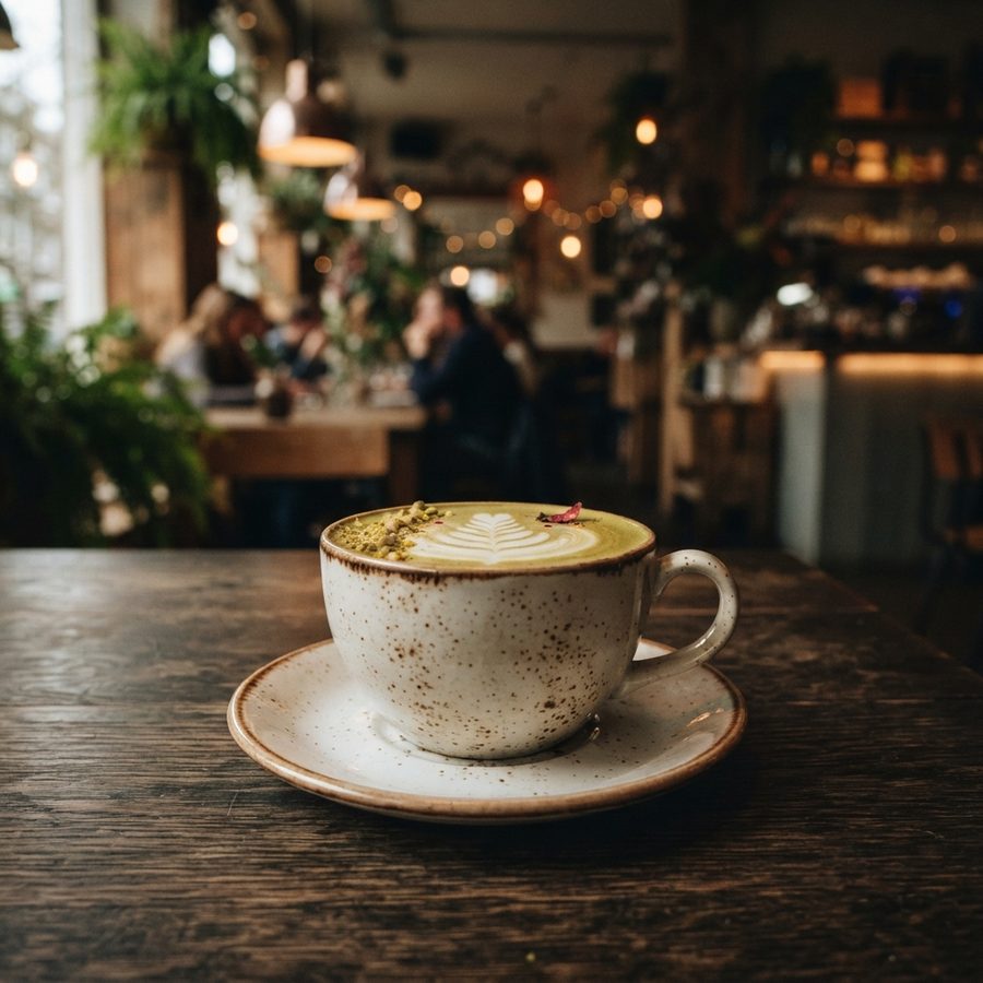Pistache latte